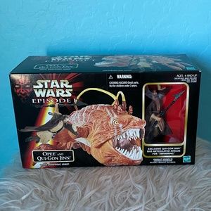 Star Wars - Episode One - Action Figure - Open and Qui-Gon Jinn